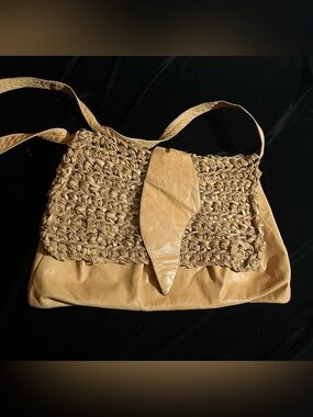 Susan Riedweg Handmade Mixed-Media BOHO Shoulder Crossbody Bag